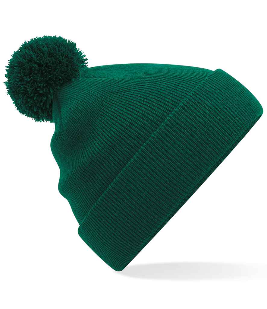Beechfield BB426 Bottle Green Front - Ready to be Embroidered by Custard Workwear - Cheap Personalised and Customised Workwear in Nottinghamshire, Derbyshire and Leicestershire