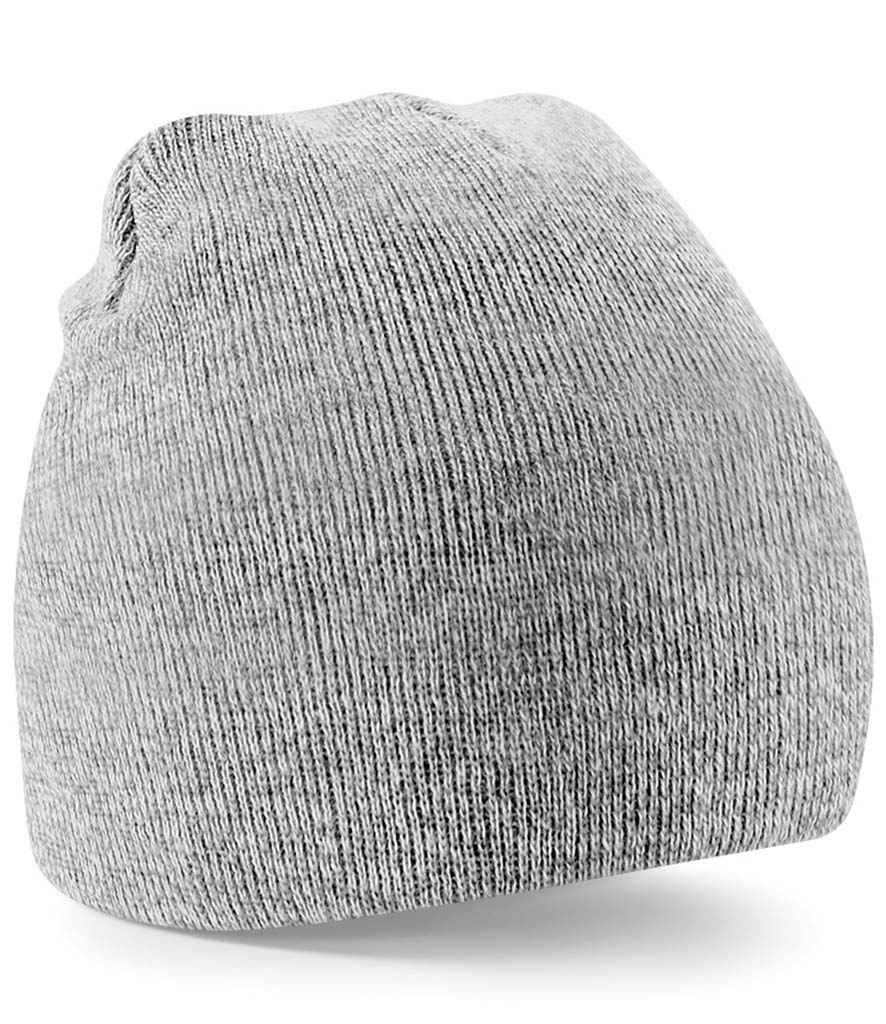 Beechfield BB44 Heather Grey Front - Ready to be Embroidered by Custard Workwear - Cheap Personalised and Customised Workwear in Nottinghamshire, Derbyshire and Leicestershire