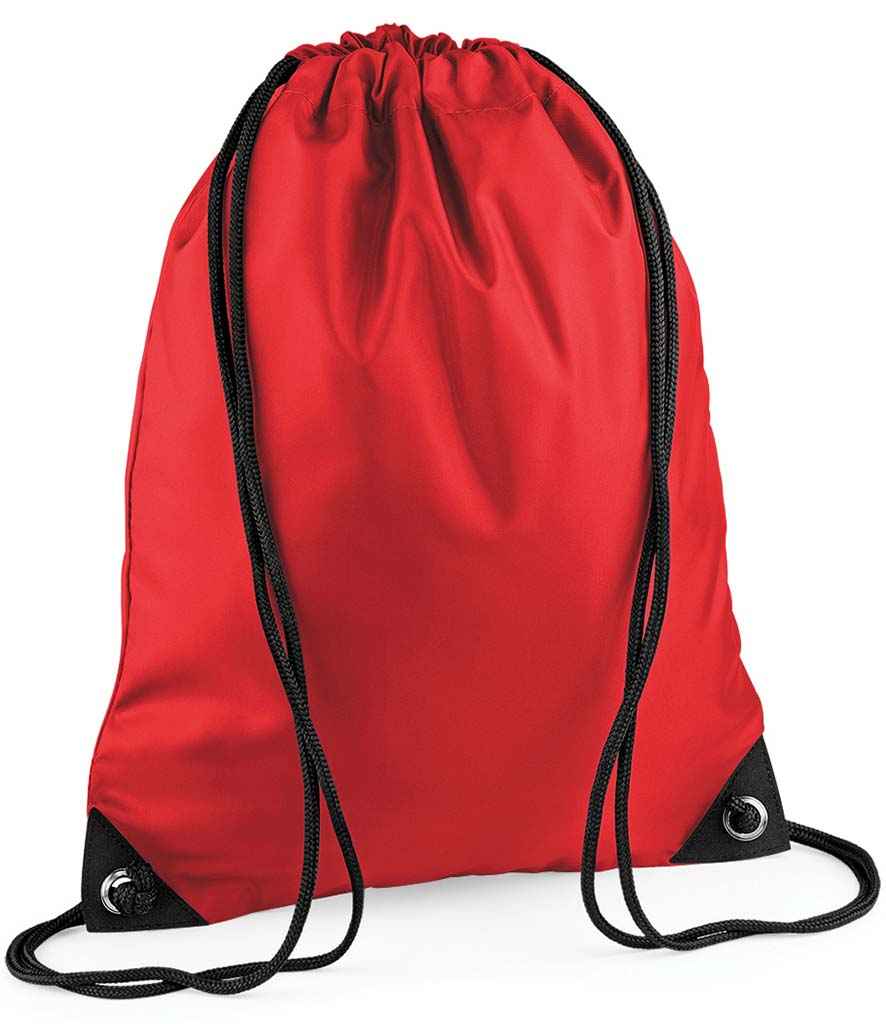BagBase BG10 Bright Red Front - Ready to be Printed by Custard Workwear - Cheap Personalised and Customised Workwear in Nottinghamshire, Derbyshire and Leicestershire