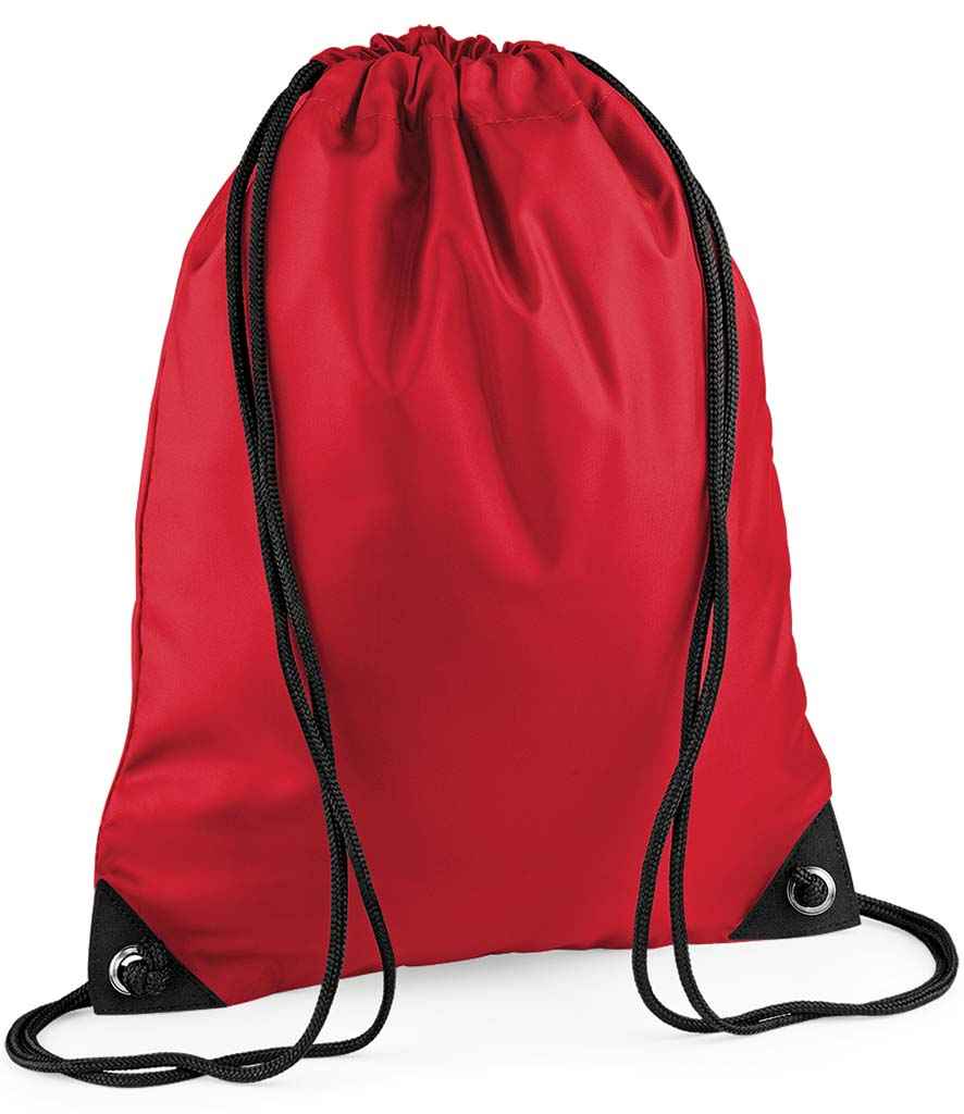 BagBase BG10 Classic Red Front - Ready to be Printed by Custard Workwear - Cheap Personalised and Customised Workwear in Nottinghamshire, Derbyshire and Leicestershire