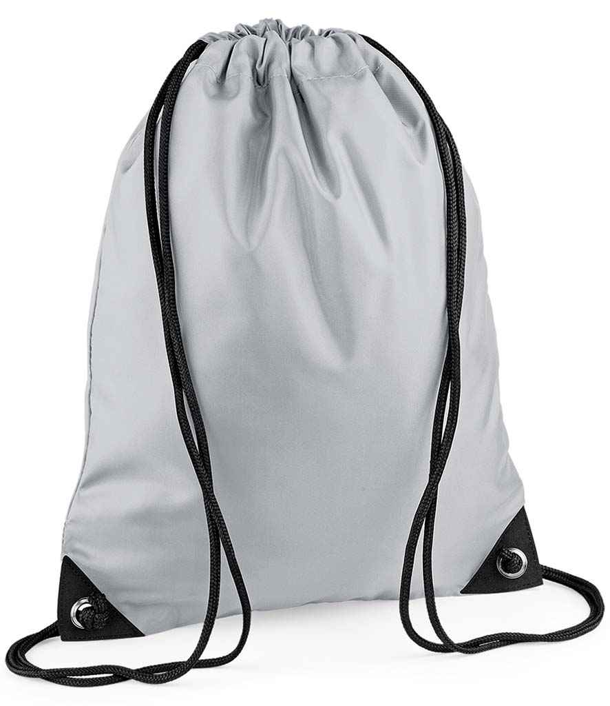 BagBase BG10 Light Grey Front - Ready to be Printed by Custard Workwear - Cheap Personalised and Customised Workwear in Nottinghamshire, Derbyshire and Leicestershire