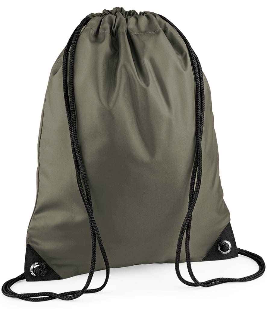 BagBase BG10 Olive Green Front - Ready to be Printed by Custard Workwear - Cheap Personalised and Customised Workwear in Nottinghamshire, Derbyshire and Leicestershire