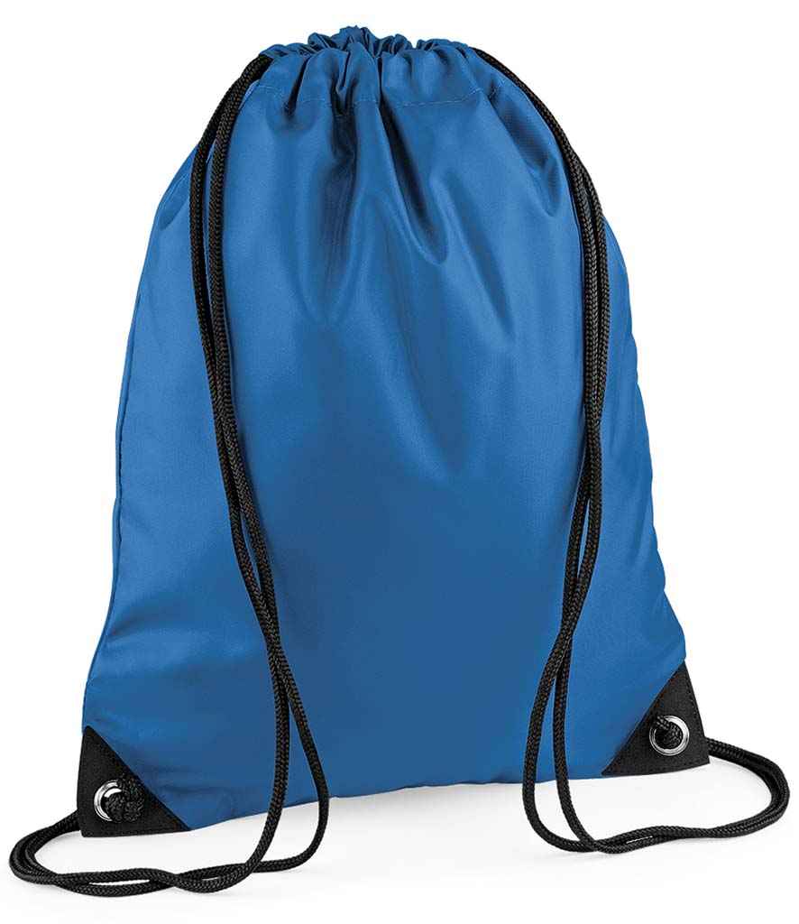 BagBase BG10 Sapphire Blue Front - Ready to be Printed by Custard Workwear - Cheap Personalised and Customised Workwear in Nottinghamshire, Derbyshire and Leicestershire