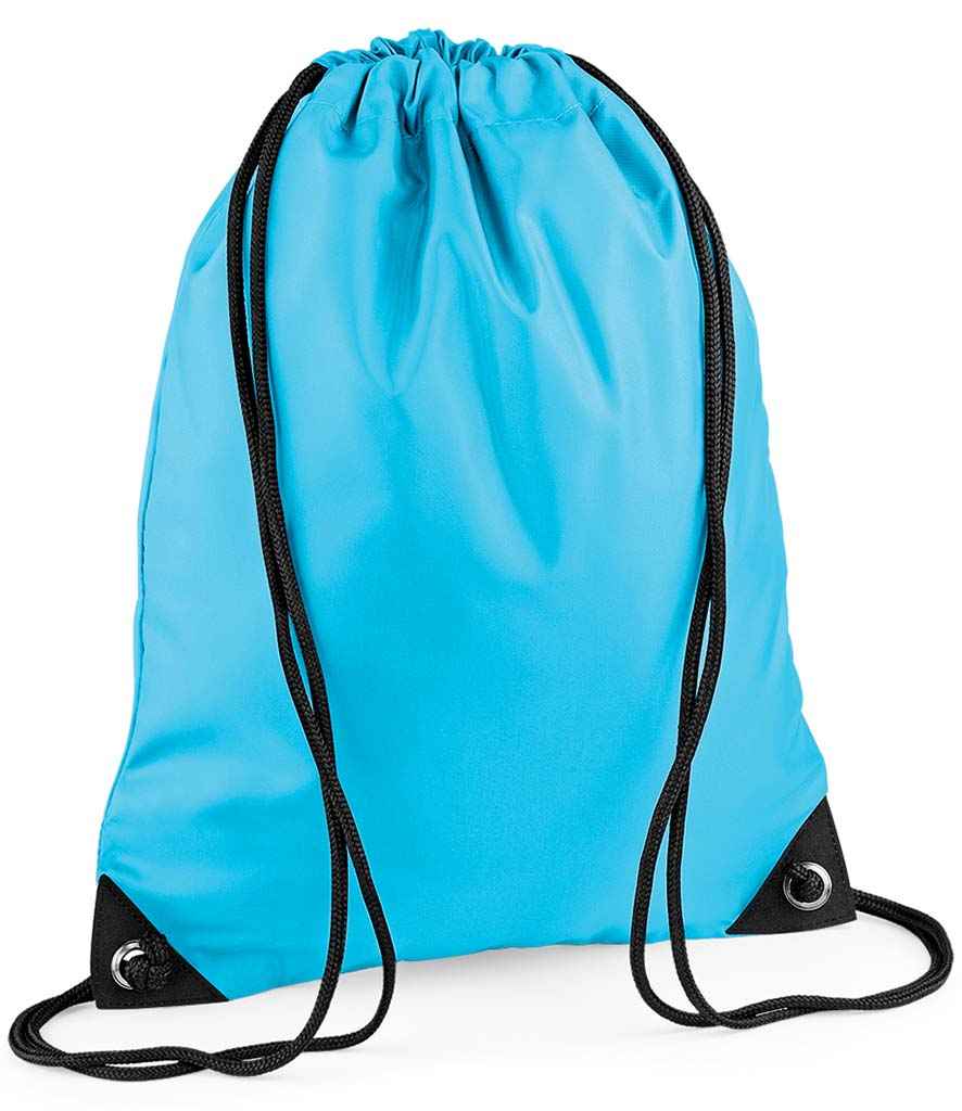 BagBase BG10 Surf Blue Front - Ready to be Printed by Custard Workwear - Cheap Personalised and Customised Workwear in Nottinghamshire, Derbyshire and Leicestershire