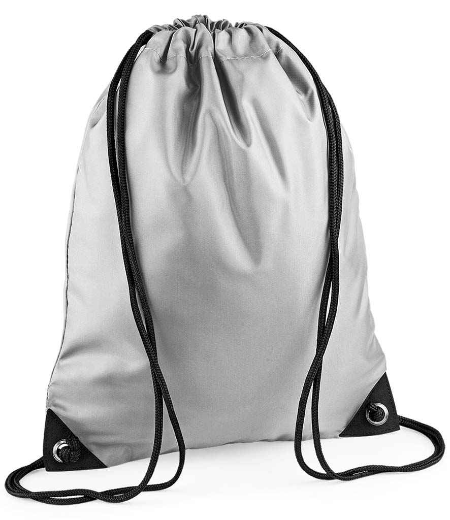 BagBase BG10 Silver Front - Ready to be Printed by Custard Workwear - Cheap Personalised and Customised Workwear in Nottinghamshire, Derbyshire and Leicestershire