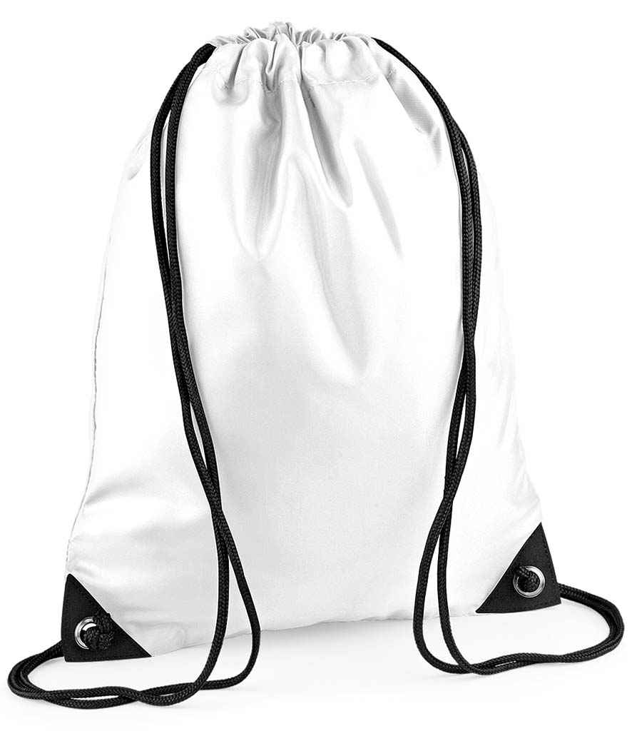 BagBase BG10 White Front - Ready to be Printed by Custard Workwear - Cheap Personalised and Customised Workwear in Nottinghamshire, Derbyshire and Leicestershire