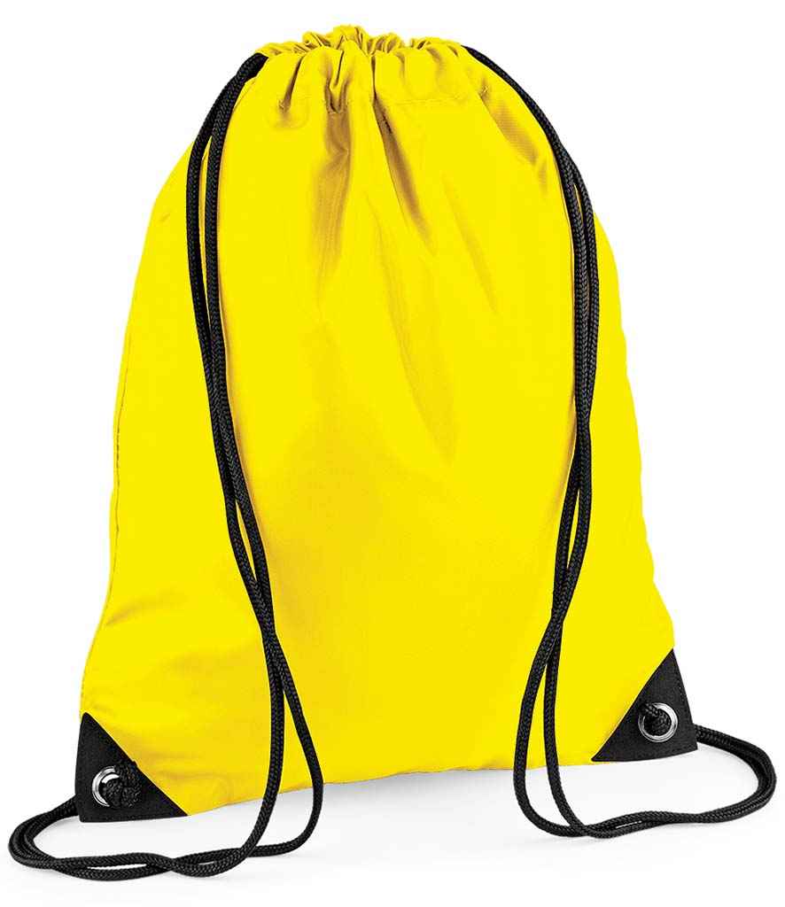 BagBase BG10 Yellow Front - Ready to be Printed by Custard Workwear - Cheap Personalised and Customised Workwear in Nottinghamshire, Derbyshire and Leicestershire