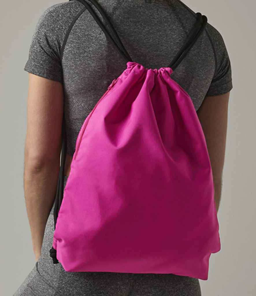 BagBase BG110 Fuchsia/Black Model - Ready to be Printed by Custard Workwear - Cheap Personalised and Customised Workwear in Nottinghamshire, Derbyshire and Leicestershire