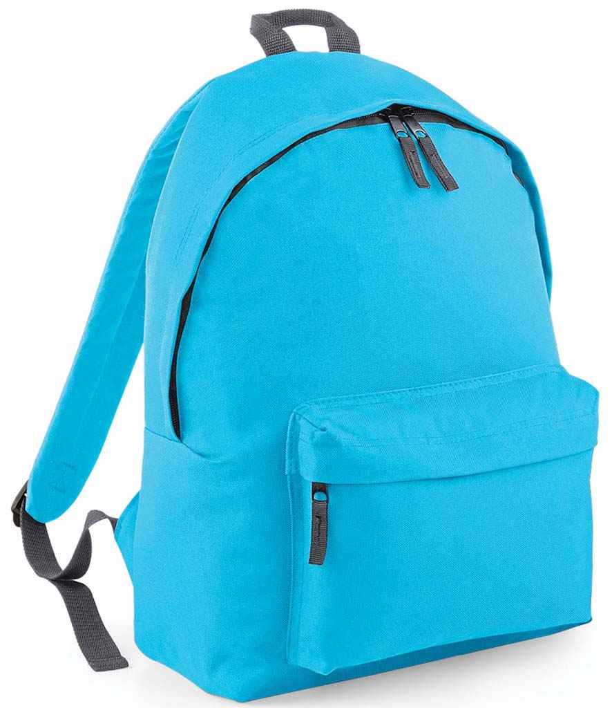 BagBase BG125B Surf Blue/Graphite Grey Front - Ready to be Printed by Custard Workwear - Cheap Personalised and Customised Workwear in Nottinghamshire, Derbyshire and Leicestershire