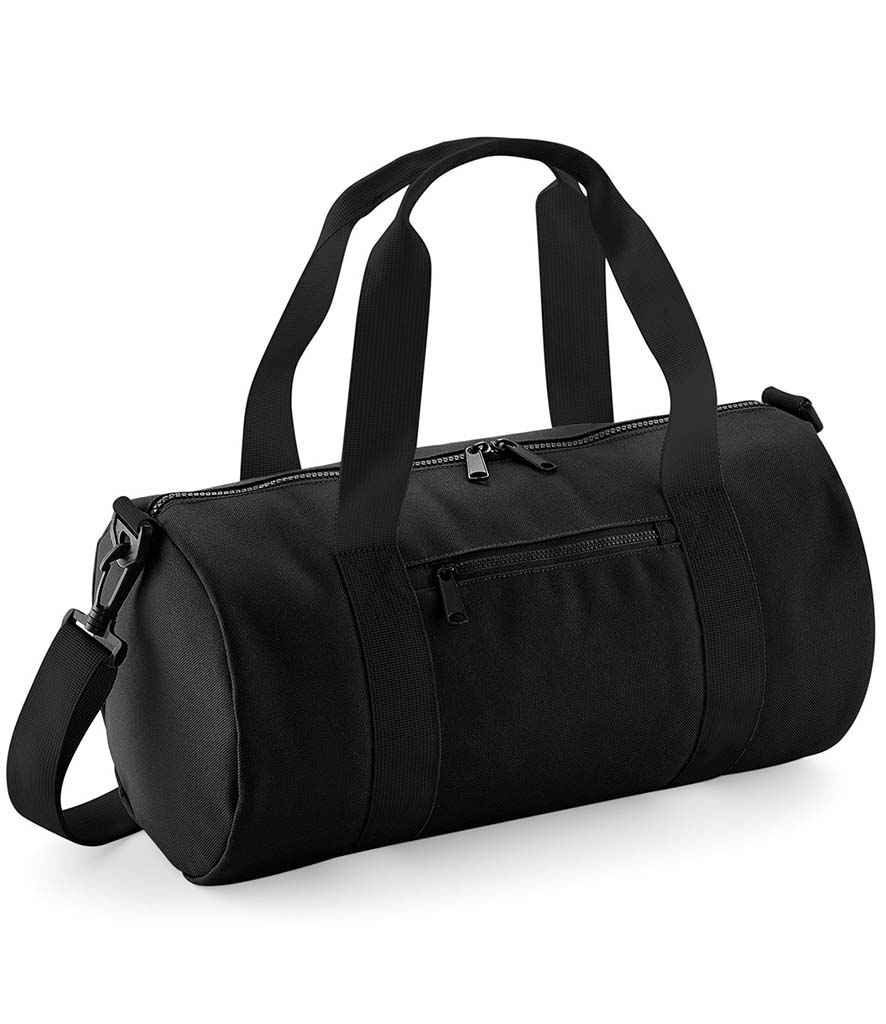 BagBase BG140S Black/Black Front - Ready to be Printed by Custard Workwear - Cheap Personalised and Customised Workwear in Nottinghamshire, Derbyshire and Leicestershire