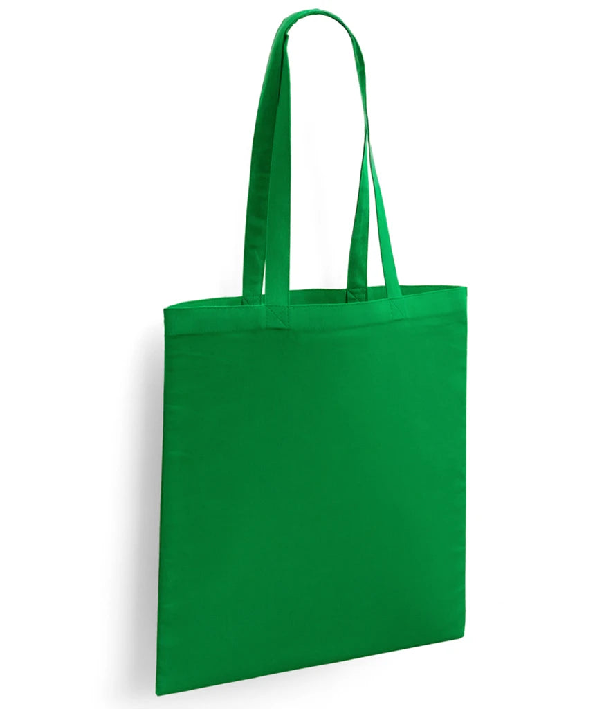 BR001 - Cotton Long Handle Shopper | Kelly Green