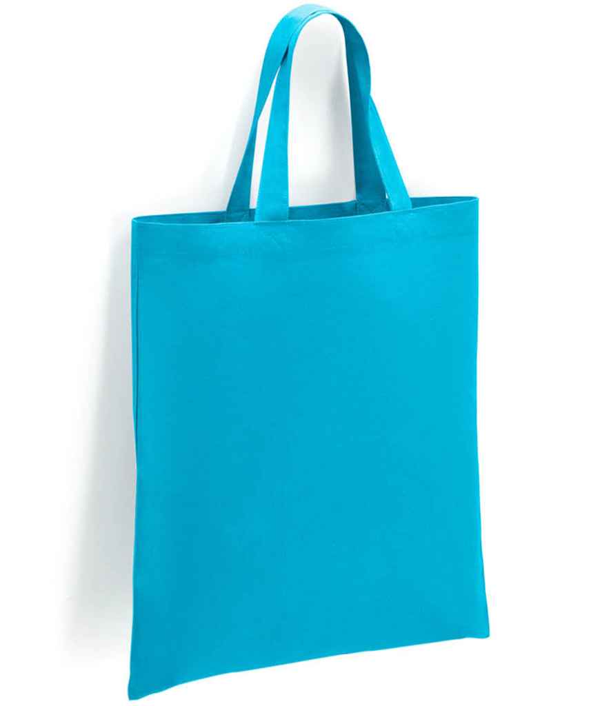 Brand Lab BR002 Turquoise Blue Front - Ready to be Printed by Custard Workwear - Cheap Personalised and Customised Workwear in Nottinghamshire, Derbyshire and Leicestershire