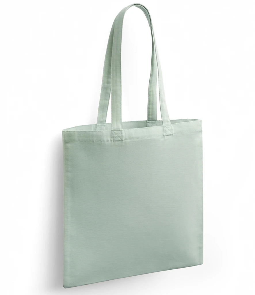 BR051 - Organic Cotton Long Handle Shopper | Sage