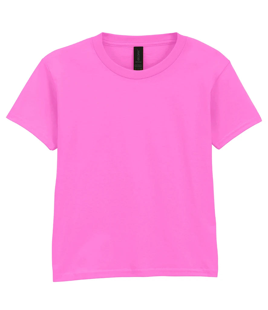 GD01B - Kids SoftStyle® Youth T-Shirt | Azalea