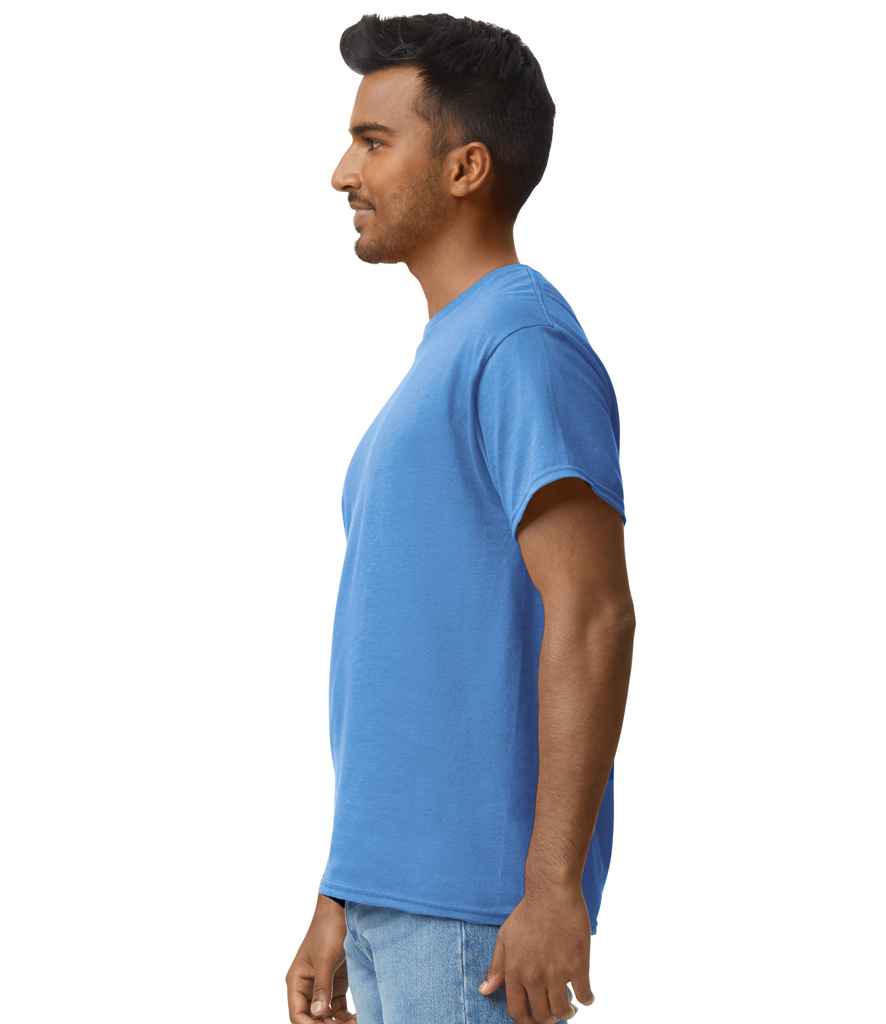 Gildan GD02 Carolina Blue Model -  Ready to be Embroidered and Printed by Custard Workwear - Cheap Personalised and Customised Workwear in Nottinghamshire, Derbyshire and Leicestershire