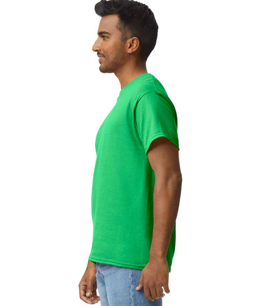 Gildan GD02 Irish Green Model -  Ready to be Embroidered and Printed by Custard Workwear - Cheap Personalised and Customised Workwear in Nottinghamshire, Derbyshire and Leicestershire