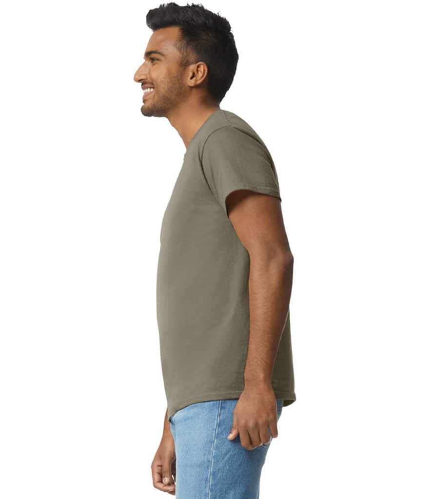 Gildan GD02 Prairie Dust Model -  Ready to be Embroidered and Printed by Custard Workwear - Cheap Personalised and Customised Workwear in Nottinghamshire, Derbyshire and Leicestershire