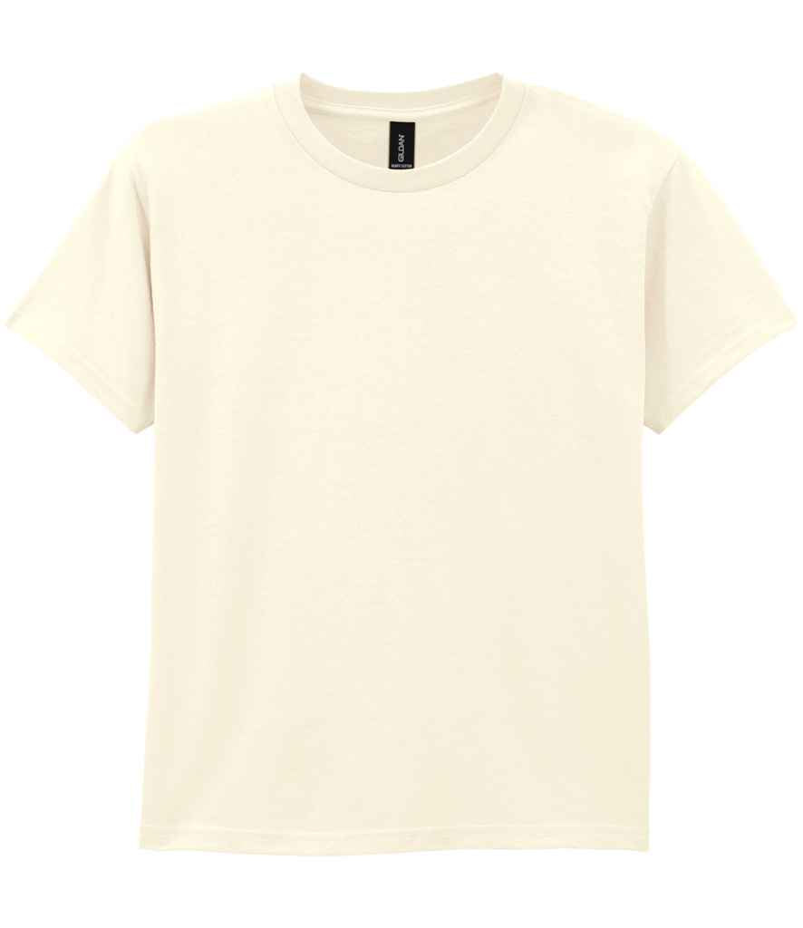 Gildan GD05B Off White Front - Ready to be Embroidered and Printed by Custard Workwear - Cheap Personalised and Customised Workwear in Nottinghamshire, Derbyshire and Leicestershire