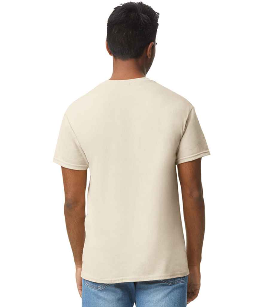 Gildan GD05 Natural Model - Ready to be Embroidered and Printed by Custard Workwear - Cheap Personalised and Customised Workwear in Nottinghamshire, Derbyshire and Leicestershire