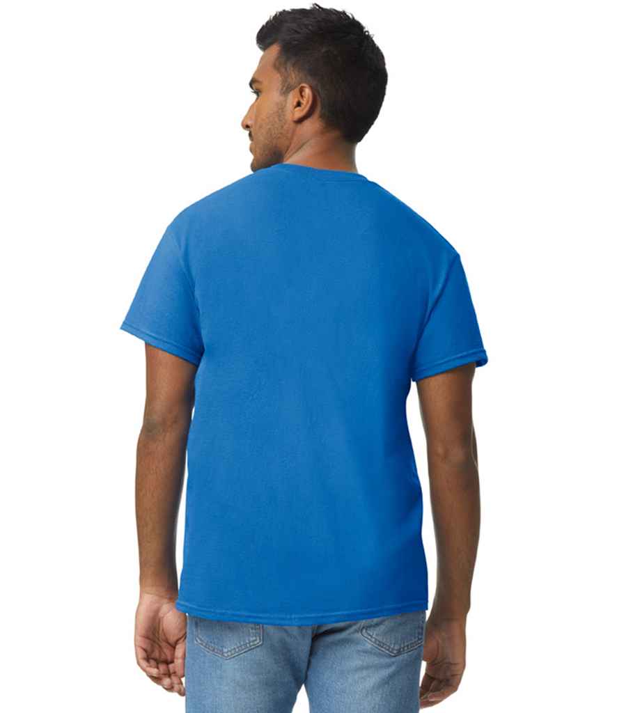 Gildan GD05 Royal Blue Model - Ready to be Embroidered and Printed by Custard Workwear - Cheap Personalised and Customised Workwear in Nottinghamshire, Derbyshire and Leicestershire