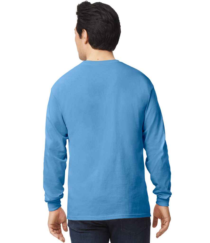 Gildan GD14 Carolina Blue Model - Ready to be Embroidered and Printed by Custard Workwear - Cheap Personalised and Customised Workwear in Nottinghamshire, Derbyshire and Leicestershire