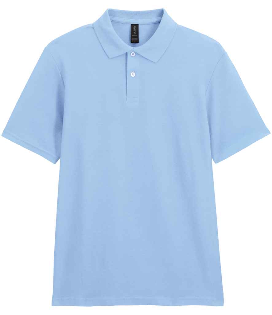 Gildan GD35 Light Blue Front - Ready to be Embroidered and Printed by Custard Workwear - Cheap Personalised and Customised Workwear in Nottinghamshire, Derbyshire and Leicestershire