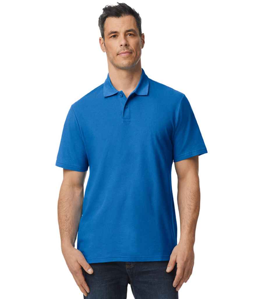 Gildan GD35 Royal Blue Model - Ready to be Embroidered and Printed by Custard Workwear - Cheap Personalised and Customised Workwear in Nottinghamshire, Derbyshire and Leicestershire