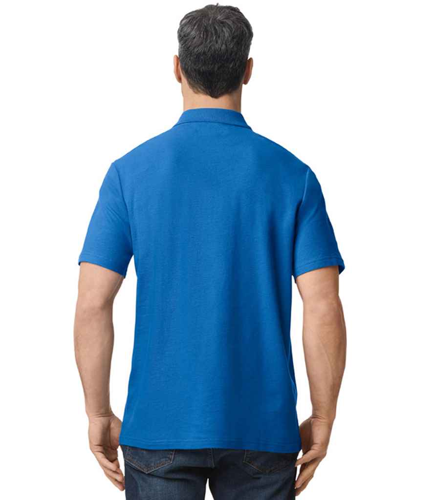 Gildan GD35 Royal Blue Model - Ready to be Embroidered and Printed by Custard Workwear - Cheap Personalised and Customised Workwear in Nottinghamshire, Derbyshire and Leicestershire