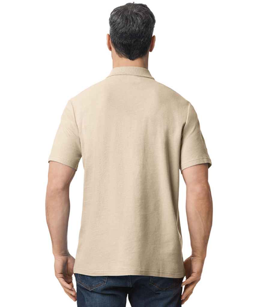 Gildan GD35 Sand Model - Ready to be Embroidered and Printed by Custard Workwear - Cheap Personalised and Customised Workwear in Nottinghamshire, Derbyshire and Leicestershire