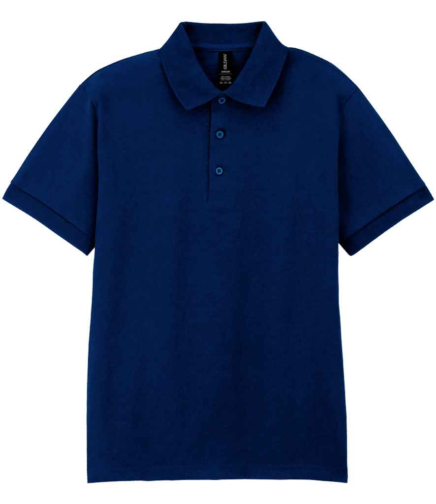 Gildan GD40 Navy Front - Ready to be Embroidered and Printed by Custard Workwear - Cheap Personalised and Customised Workwear in Nottinghamshire, Derbyshire and Leicestershire