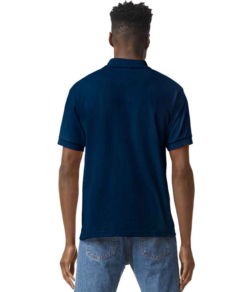 Gildan GD40 Navy Model - Ready to be Embroidered and Printed by Custard Workwear - Cheap Personalised and Customised Workwear in Nottinghamshire, Derbyshire and Leicestershire