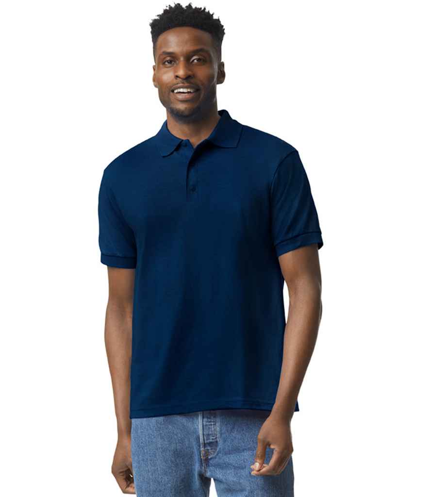 Gildan GD40 Navy Model - Ready to be Embroidered and Printed by Custard Workwear - Cheap Personalised and Customised Workwear in Nottinghamshire, Derbyshire and Leicestershire