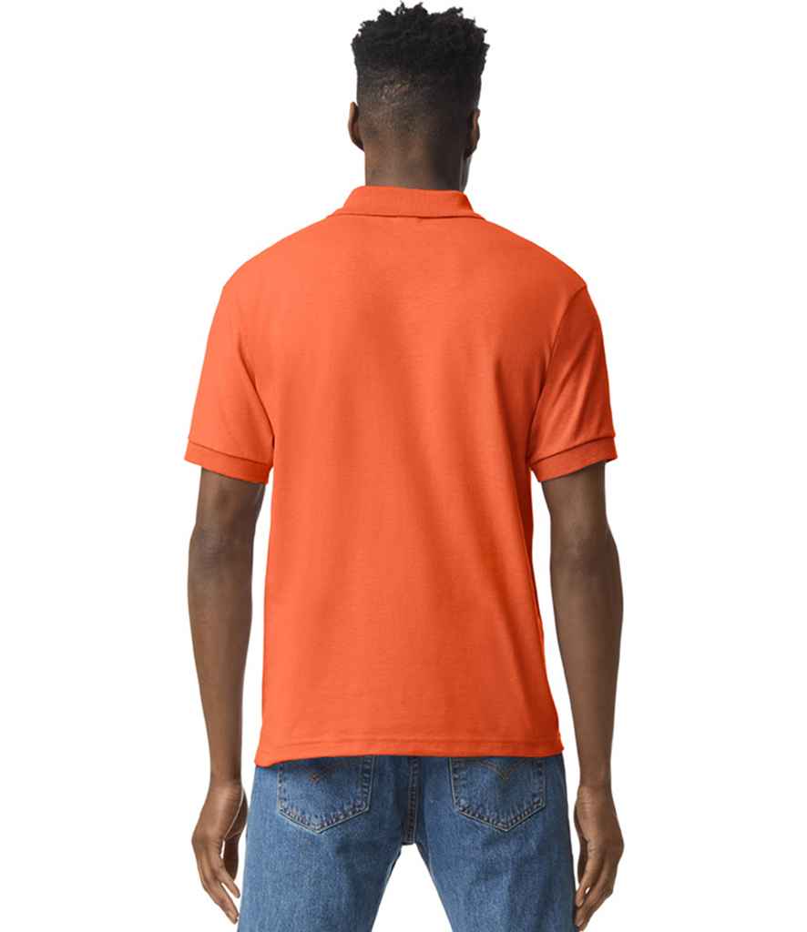Gildan GD40 Orange Model - Ready to be Embroidered and Printed by Custard Workwear - Cheap Personalised and Customised Workwear in Nottinghamshire, Derbyshire and Leicestershire