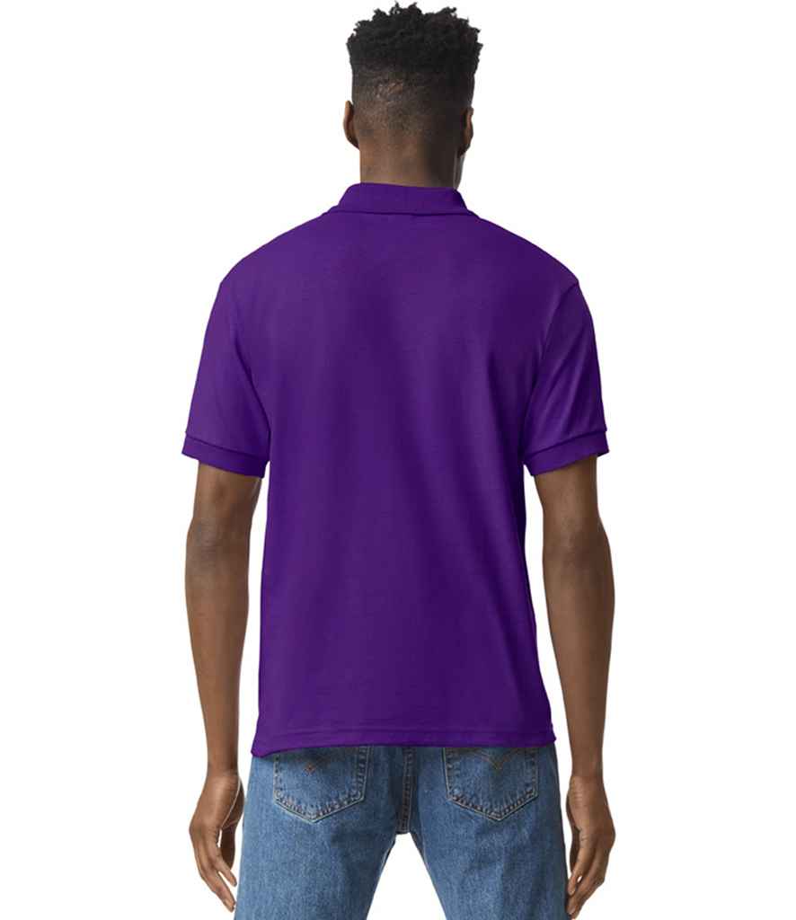 Gildan GD40 Purple Model - Ready to be Embroidered and Printed by Custard Workwear - Cheap Personalised and Customised Workwear in Nottinghamshire, Derbyshire and Leicestershire