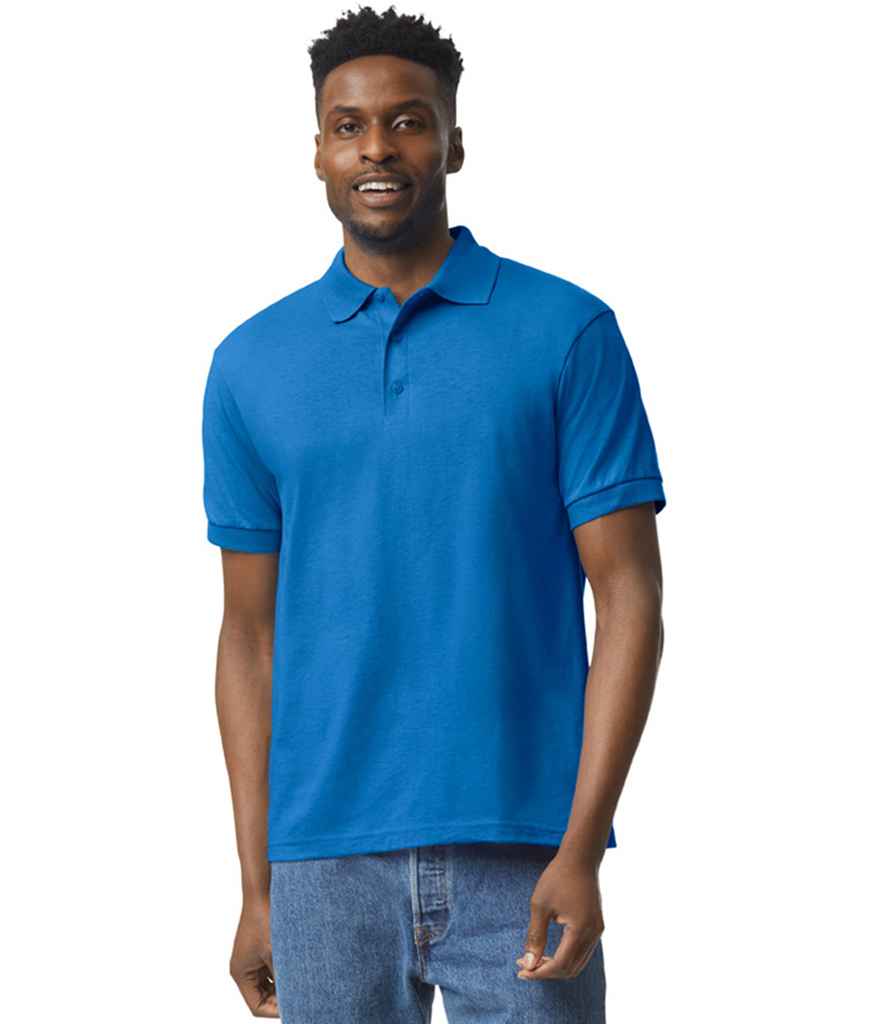 Gildan GD40 Royal Blue Model - Ready to be Embroidered and Printed by Custard Workwear - Cheap Personalised and Customised Workwear in Nottinghamshire, Derbyshire and Leicestershire
