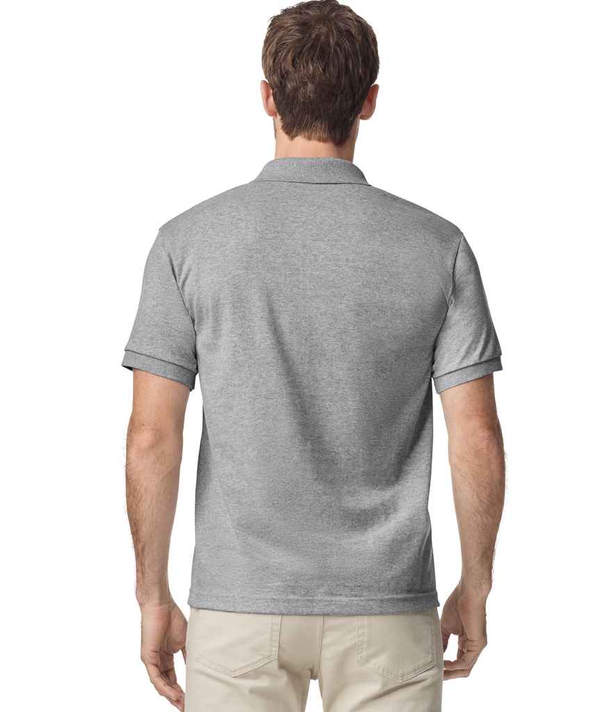 Gildan GD40 Sport Grey Model - Ready to be Embroidered and Printed by Custard Workwear - Cheap Personalised and Customised Workwear in Nottinghamshire, Derbyshire and Leicestershire