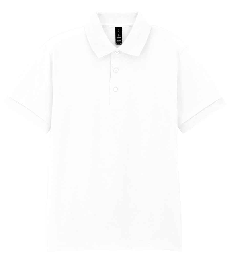 Gildan GD40 White Front - Ready to be Embroidered and Printed by Custard Workwear - Cheap Personalised and Customised Workwear in Nottinghamshire, Derbyshire and Leicestershire