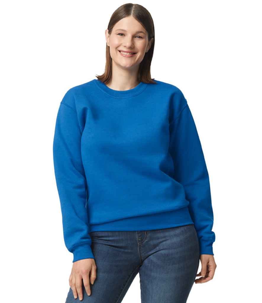 Gildan GD52 Royal Blue Model - Ready to be Embroidered and Printed by Custard Workwear - Cheap Personalised and Customised Workwear in Nottinghamshire, Derbyshire and Leicestershire