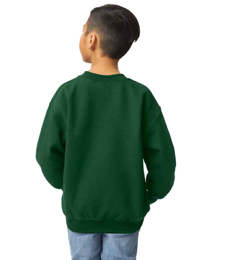 Gildan GD56B Forest Green Model - Ready to be Embroidered and Printed by Custard Workwear - Cheap Personalised and Customised Workwear in Nottinghamshire, Derbyshire and Leicestershire