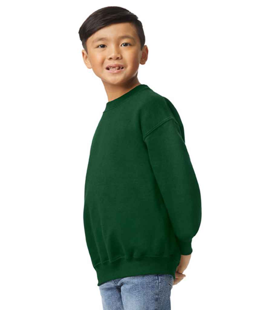 Gildan GD56B Forest Green Model - Ready to be Embroidered and Printed by Custard Workwear - Cheap Personalised and Customised Workwear in Nottinghamshire, Derbyshire and Leicestershire
