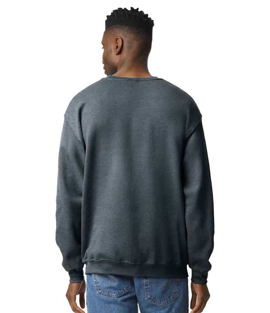 Gildan GD56 Dark Heather Model - Ready to be Embroidered and Printed by Custard Workwear - Cheap Personalised and Customised Workwear in Nottinghamshire, Derbyshire and Leicestershire