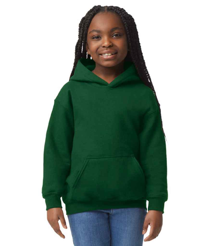 Gildan GD57B Forest Green Model - Ready to be Embroidered and Printed by Custard Workwear - Cheap Personalised and Customised Workwear in Nottinghamshire, Derbyshire and Leicestershire