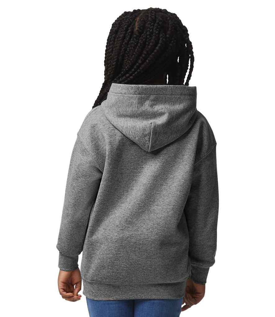 Gildan GD57B Graphite Heather Model - Ready to be Embroidered and Printed by Custard Workwear - Cheap Personalised and Customised Workwear in Nottinghamshire, Derbyshire and Leicestershire