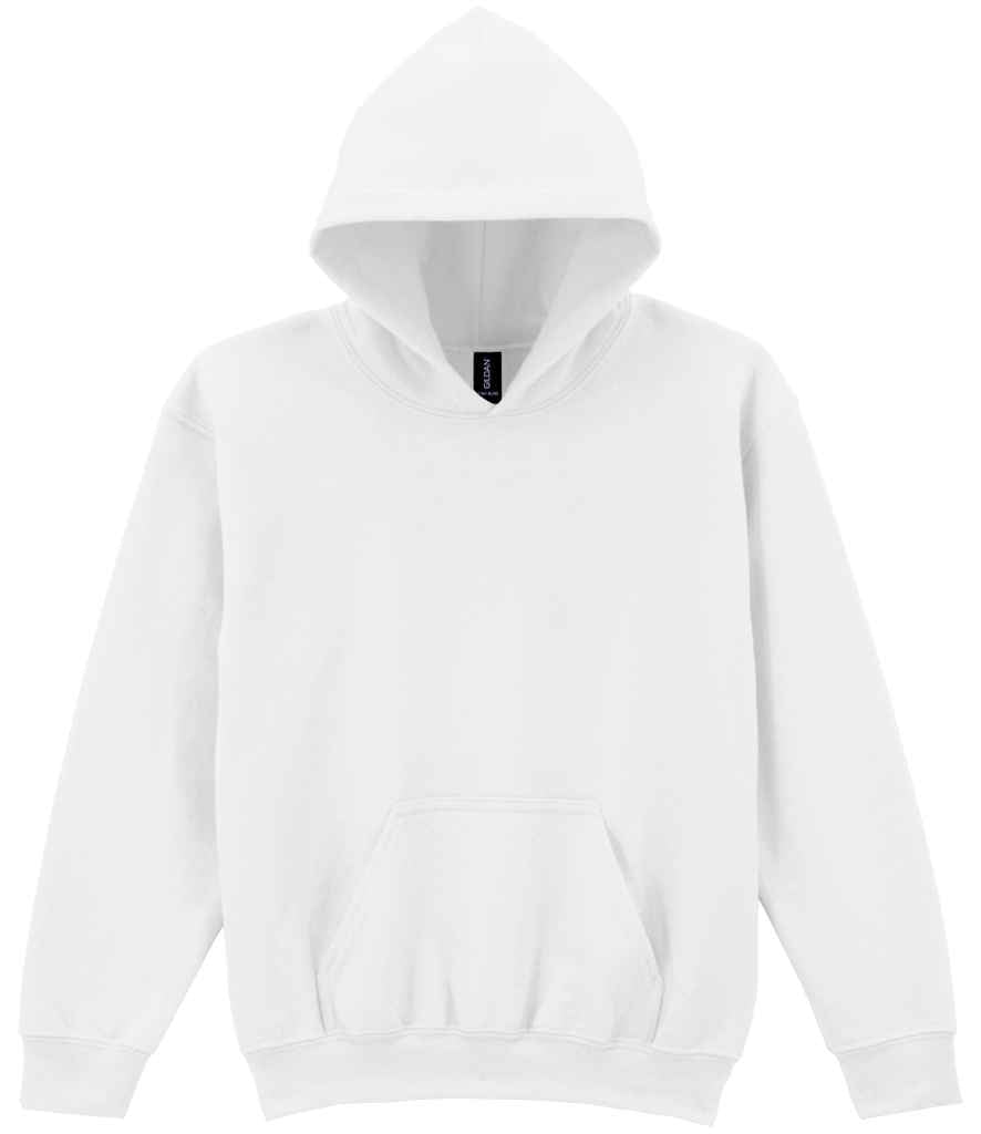 Gildan GD57B White Front - Ready to be Embroidered and Printed by Custard Workwear - Cheap Personalised and Customised Workwear in Nottinghamshire, Derbyshire and Leicestershire