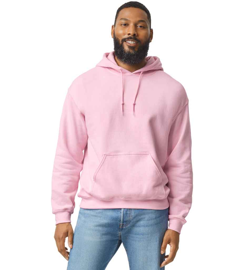 Gildan GD57 Light Pink Model - Ready to be Embroidered and Printed by Custard Workwear - Cheap Personalised and Customised Workwear in Nottinghamshire, Derbyshire and Leicestershire
