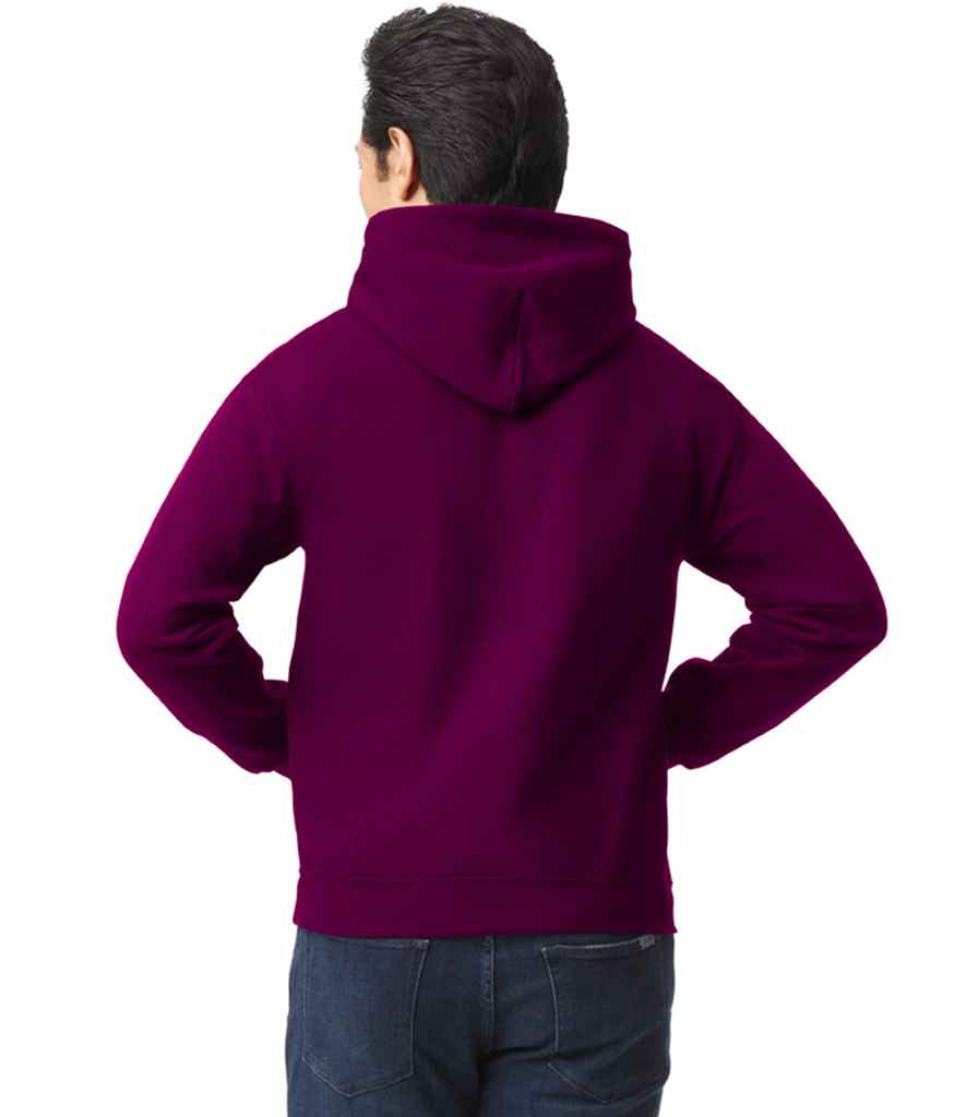 Gildan GD57 Maroon Model - Ready to be Embroidered and Printed by Custard Workwear - Cheap Personalised and Customised Workwear in Nottinghamshire, Derbyshire and Leicestershire