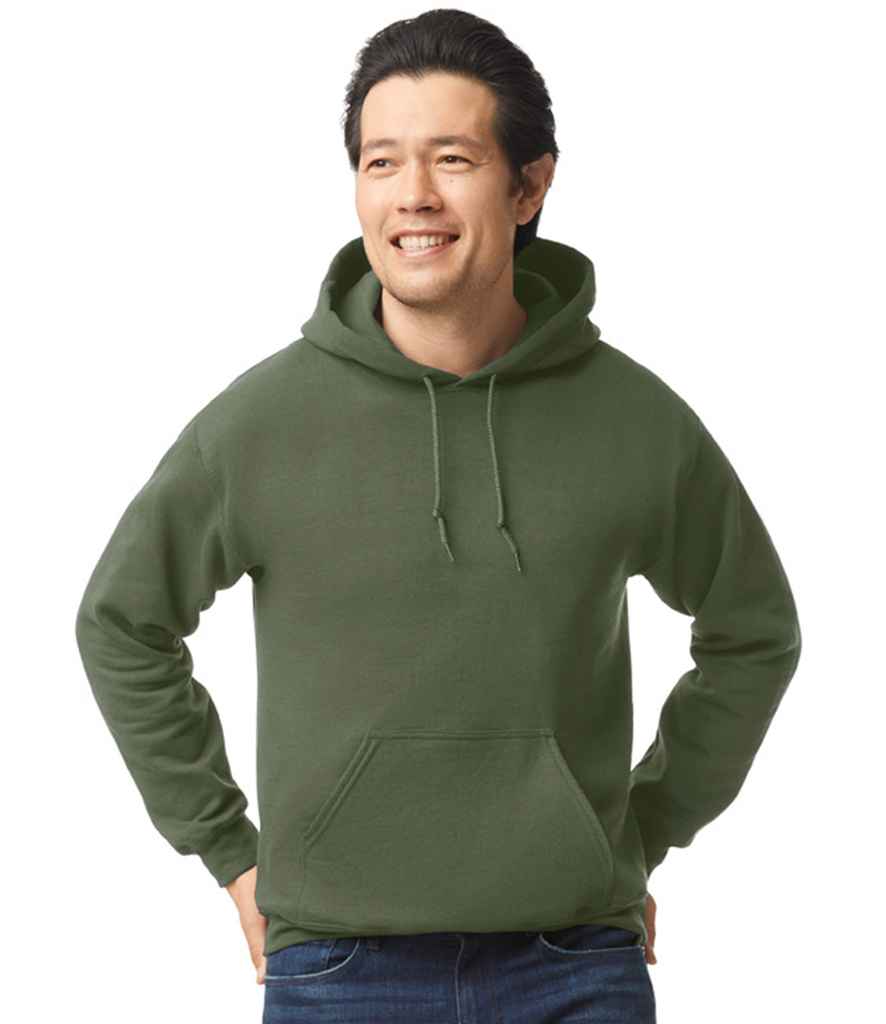 Gildan GD57 Military Green Model - Ready to be Embroidered and Printed by Custard Workwear - Cheap Personalised and Customised Workwear in Nottinghamshire, Derbyshire and Leicestershire