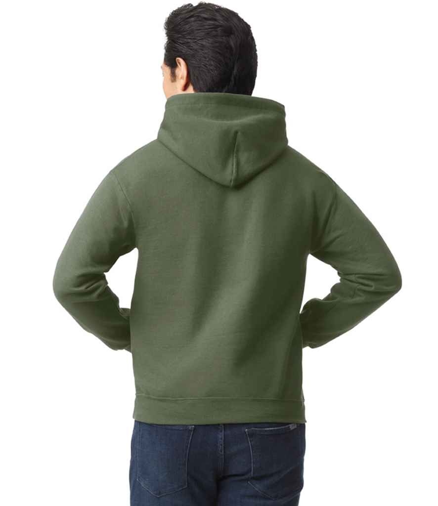 Gildan GD57 Military Green Model - Ready to be Embroidered and Printed by Custard Workwear - Cheap Personalised and Customised Workwear in Nottinghamshire, Derbyshire and Leicestershire