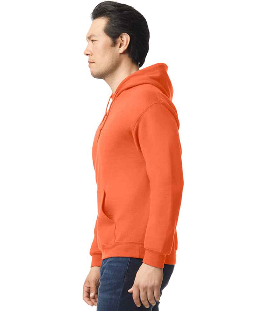 Gildan GD57 Orange Model - Ready to be Embroidered and Printed by Custard Workwear - Cheap Personalised and Customised Workwear in Nottinghamshire, Derbyshire and Leicestershire