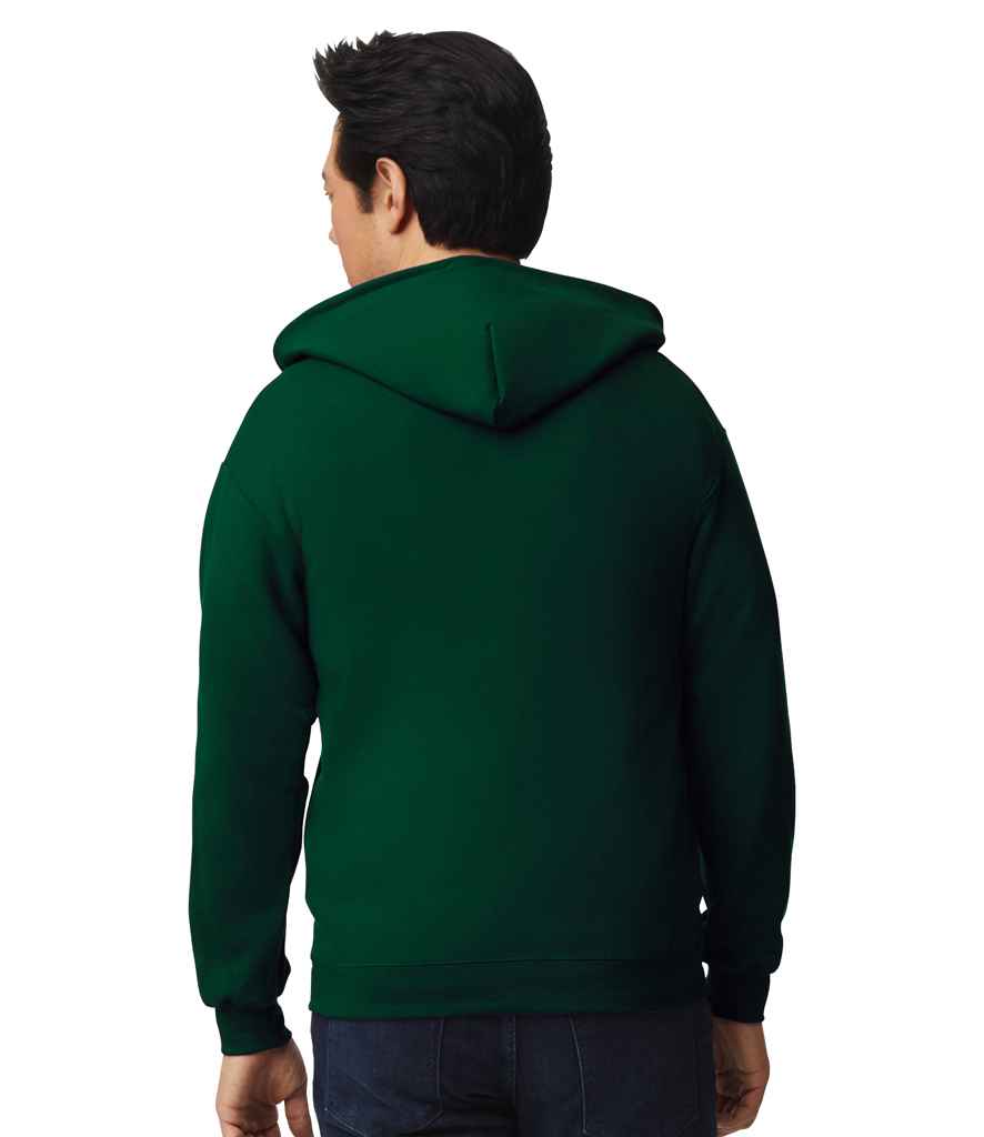 Gildan GD58 Forest Green Model - Ready to be Embroidered and Printed by Custard Workwear - Cheap Personalised and Customised Workwear in Nottinghamshire, Derbyshire and Leicestershire